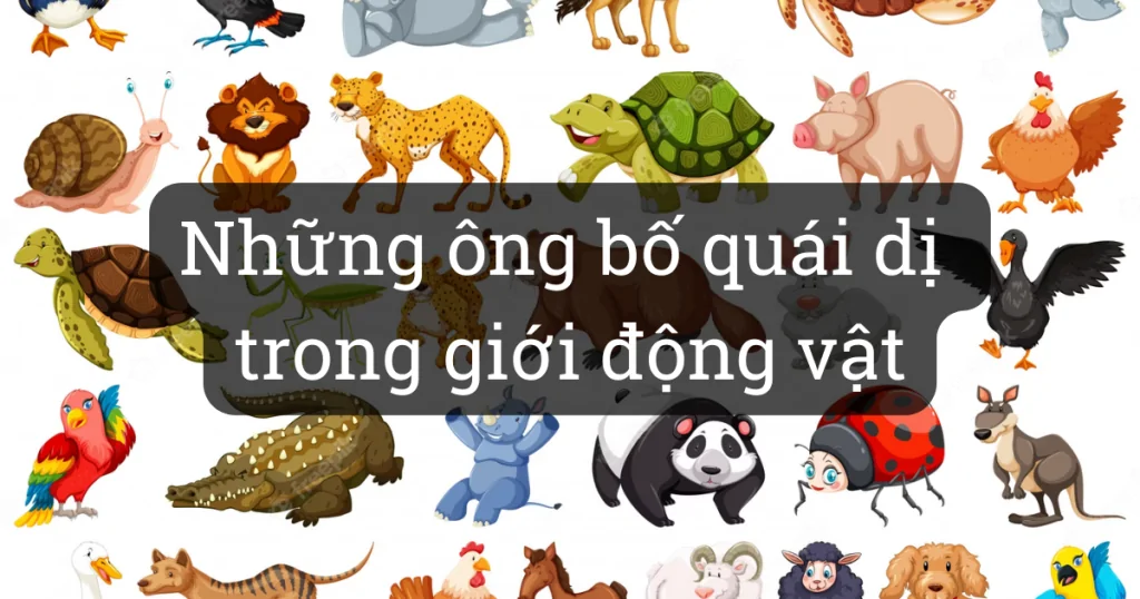 Những ông bố quái dị trong giới động vật