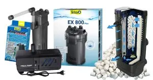 Các loại lọc phổ biến cho hồ thủy sinh