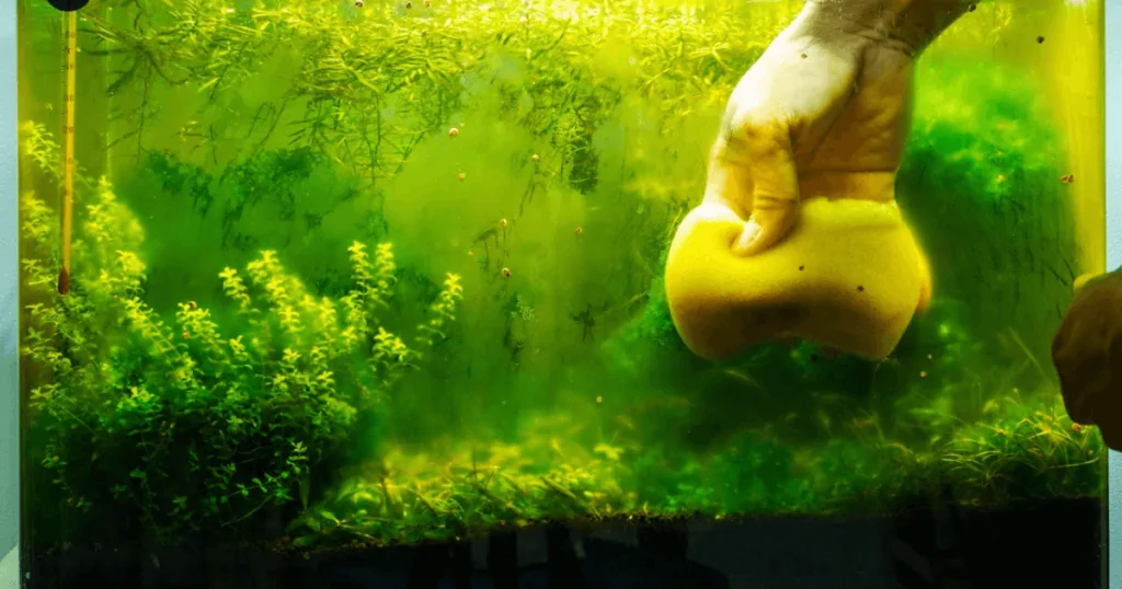 Rêu hại trong hồ thủy sinh