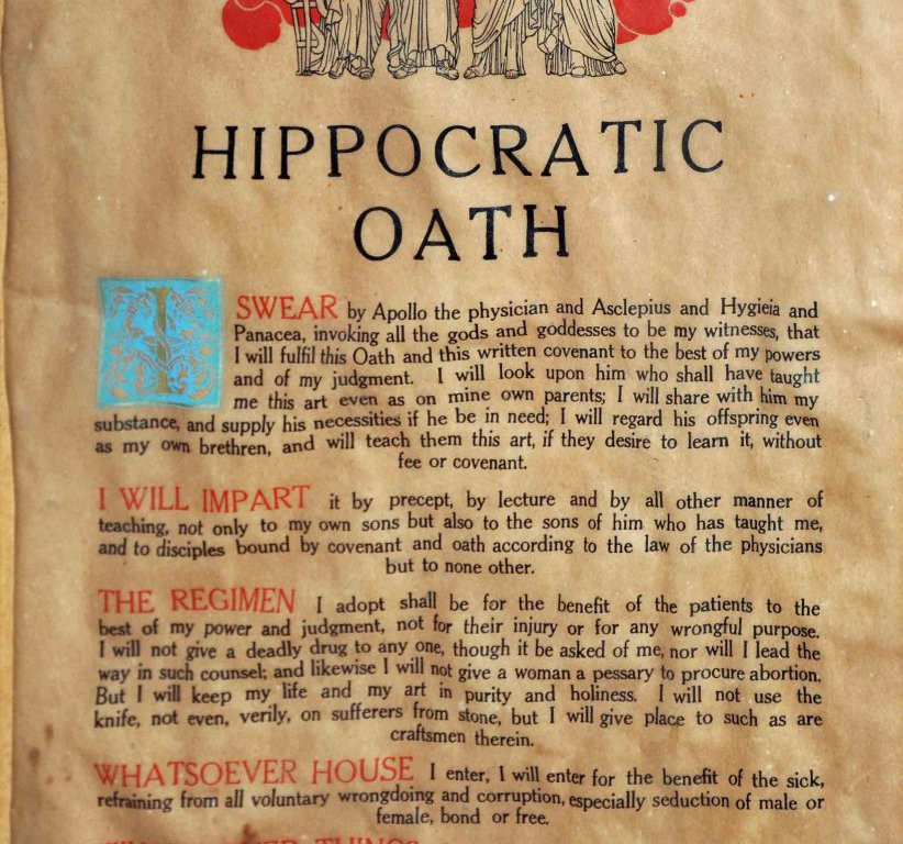 hippocratic-oath Lời tuyên thệ Hippocrates